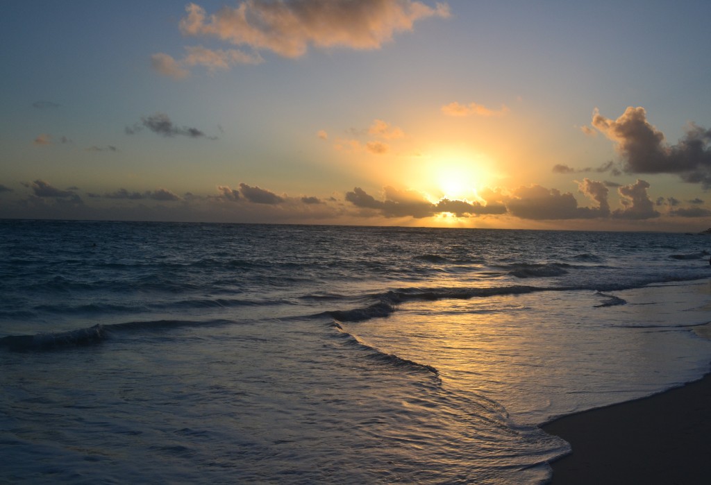 Caribbean sunrise...