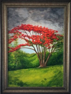 Caribbean red tree